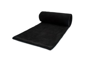 200 g / m² fleecový úplet Černá