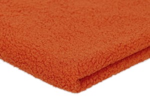 Baranek Boucle Pomarańcz