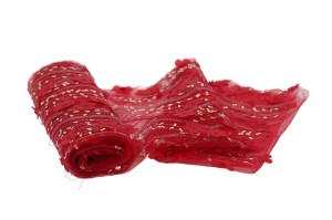 Tiul z cekinami wzór 1 kolor 20 Bordo