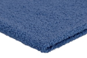 Baranek Boucle Ciemny niebieski