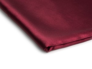 Satyna cienka z Lycrą Bordo
