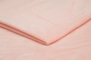 Dzianina Minky Gładki Pudrowy róż
