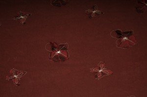 Spandex Motylki Bordo