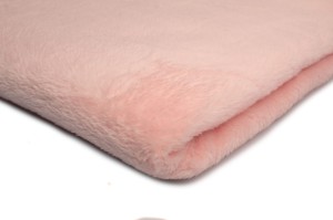 Minky Plush Dwustronny Pudrowy róż