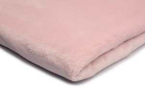 Minky Plush Dwustronny Jasny róż