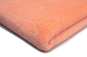 Minky Plush Dwustronny Łosoś