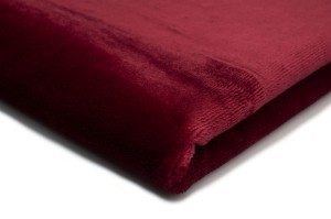 Minky Plush Dwustronny Bordo