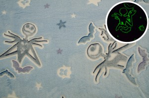 Minky Plush świecący w ciemności, Szkielet