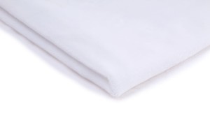 Minky Knit Plain White