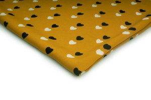 Silky drukowane wzór nr 8 Musztarda