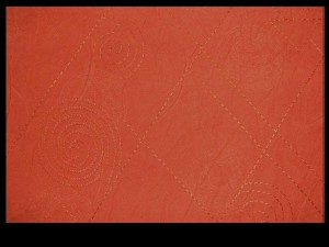 Spandex Haftowany Rudy