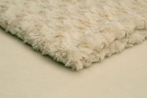 Minky Rose Swirl Textured Light beige
