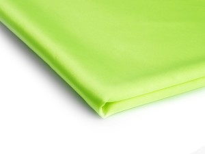 Satyna cienka z Lycrą Neon Limonka
