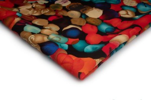 Silky drukowane wzór nr 5 Czarny