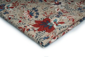 Silky Krepa drukowane wzór nr 4 Piaskowy Beż